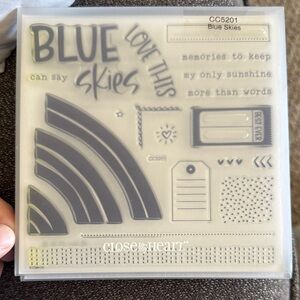 Blue Skies Clear Stamp Set - Close To My Heart